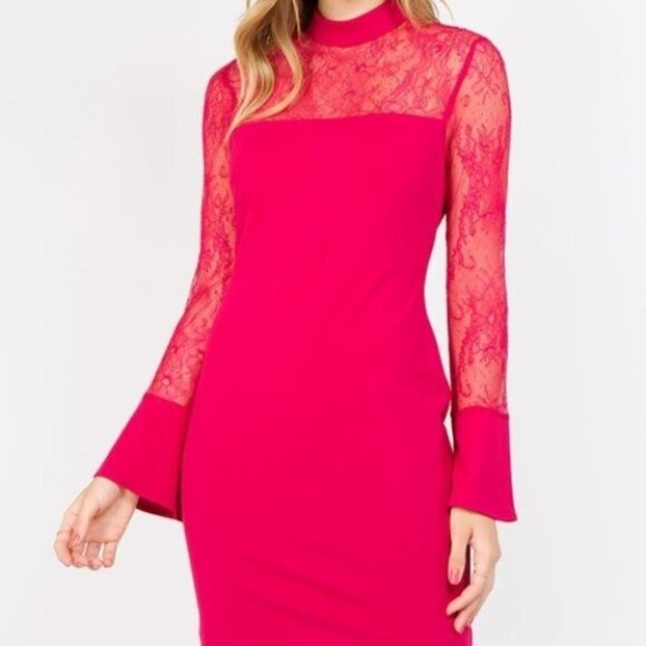 Fuchsia MINI DRESS - Picture 3 of 4